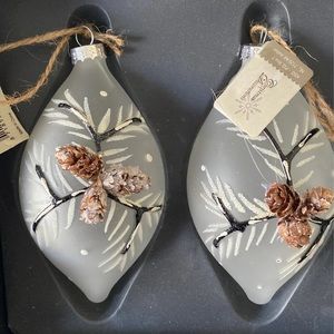 Farmhouse Glass Ornaments